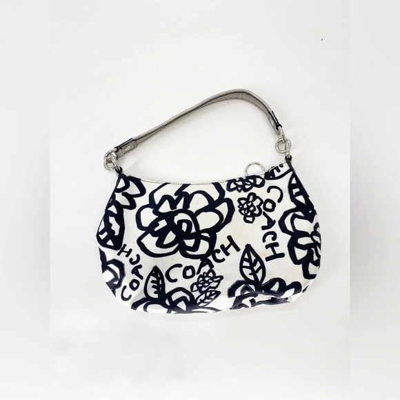 Coach Limited Edition Out of Print Vintage Poppy Graffiti Groovy Hand Bag - Picture 6 of 13